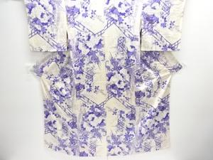 花籠模様小紋着物